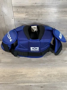 Vintage Easton SP 8200 Ice Hockey Shoulder Pads - Blue, Size Medium - Picture 1 of 9
