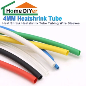 4MM Schrumpfschlauch für elektrische Kabel, professionelles Kabel-Draht-Sleeving - Picture 1 of 4