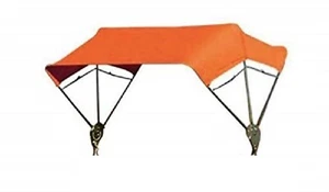 Orange 3 Bow 40" Buggy Top Tractor Umbrella Frame & Canvas Cover TBT3 405583 - - Picture 1 of 3