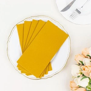 20 Rectangular 17x12 in Disposable Airlaid Paper Dinner Table NAPKINS Events - Picture 1 of 114