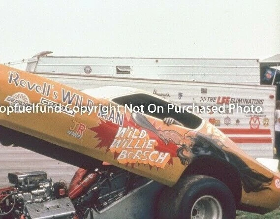Willie Borsch Revell's Wild Man Divertido Coche 8x10 NHRA Divertido Foto de Coche Foto 1 de 1