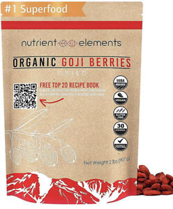 2 lbs/32oz Premium Organic Raw & Dried Goji Berries - USDA Certified - 907g -...