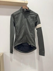 Rapha Mens S Gray Full Zip Classic Winter Windblock Cycling Jersey Jacket Wool - Picture 1 of 9