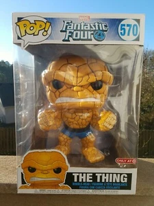 Funko Pop #570 The Thing 10 Inch Marvel Fantastic Four Target Exclusive Toy - Picture 1 of 10