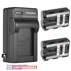 Kastar Battery Wall Charger for Sony NP-FM500H & Sony DSLR-A300 α300 Alpha A300 - Picture 1 of 11