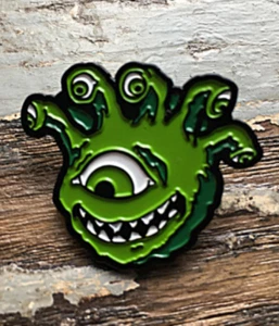 Creature Curation Enamel Pin: Eyegor (Green) - Picture 1 of 1