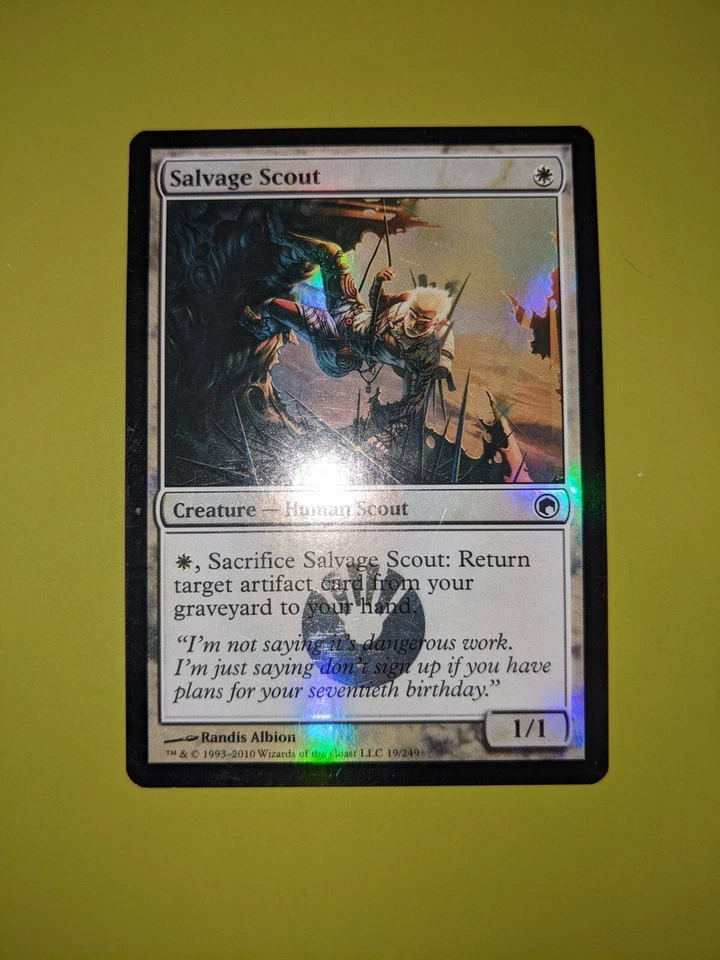 FOIL Salvage Scout x1 Scars of Mirrodin 1x Magic the Gathering MTG - Image 1 of 1