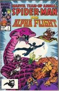 Marvel Team-Up Comic Book Annual #7 Spider-Man & Alpha Flight 1984 VFN/NEAR MINT - Picture 1 of 1