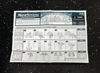 Transformers Universe Street Action Minicon Team Instruction Sheet - Image 1 of 2