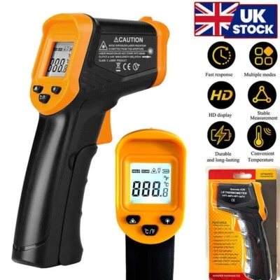 Digital Thermometer Infrared Gun IR Laser LCD Temperature Non-Contact Meter Gun - Image 1 of 4