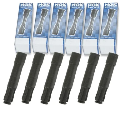 Bota de bobina de encendido NGK de 6 piezas para Audi Allroad Quattro 2001-2002 2,7 L V6 - listo Foto 1 de 4