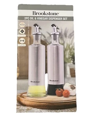 BROOKSTONE 2 pc Oil & Vinegar Dispenser Set - Image 1 of 4