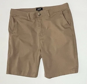 Huf Men's Shorts Khaki Classic Fit 36 Summer,Work,Quality, Outdoors,Vacation,Fun - Picture 1 of 12