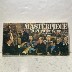 Masterpiece The Art Auction Board Game Parker Brothers 1970 COMPLETE Read - Picture 1 of 10