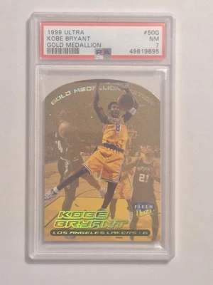1999 Ultra #50G KOBE BRYANT GOLD MEDALLION DIE-CUT PSA 7 Black Mamba ☄️☄️☄️☄️☄️ - Image 1 of 2