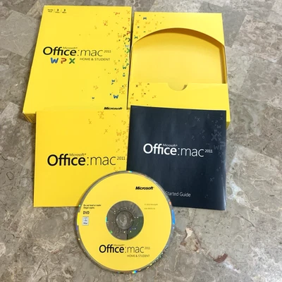 Microsoft Office Mac 2011 Home & Student Product Key Word Powerpoint Excel Fam! - Image 1 of 4