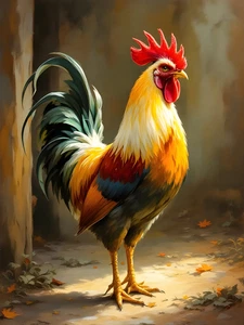 Chicken Farm Rustic Cattle Cowboy High Quality Canvas/Photo Paper PA70 - Picture 1 of 6
