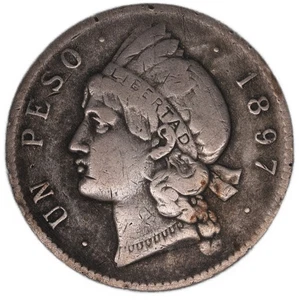 Dominikanische Republik - 1 Peso - 1897 - Bild 1 von 3