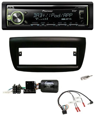 Pioneer DAB USB MP3 Lenkrad CD Autoradio für Fiat Doblo 2012-2015 schwarz - Bild 1 von 4