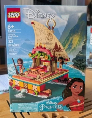 LEGO Disney: Moana's Wayfinding Boat (43210) Retired Set - New - Image 1 of 3
