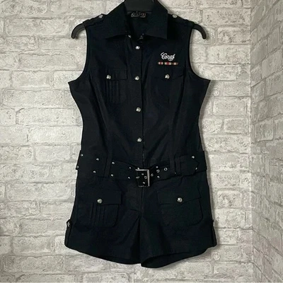 Coogi Y2K Black Sleeveless Romper Size M - Image 1 of 4
