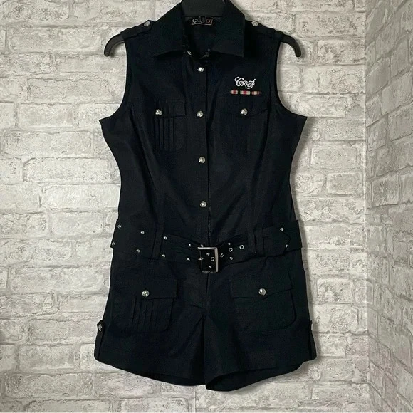 Mameluco Coogi Y2K negro sin mangas talla M Foto 1 de 4