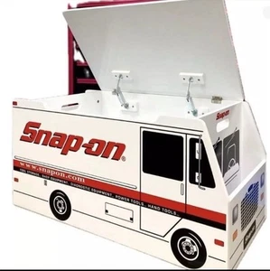 Snap-On Tools Sammlerstück Holz Van Aufbewahrungsbox großes Modell 41" rot und weiß - Bild 1 von 1