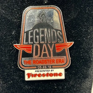 Indy 500 Legends Day The Roadster Era 5 26 2018 Firestone Pin Indianapolis 500 - Picture 1 of 3