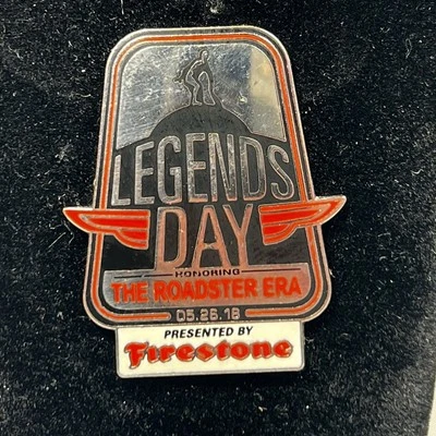 Indy 500 Legends Day The Roadster Era 5 26 2018 Firestone Pin Indianapolis 500 - Image 1 of 3