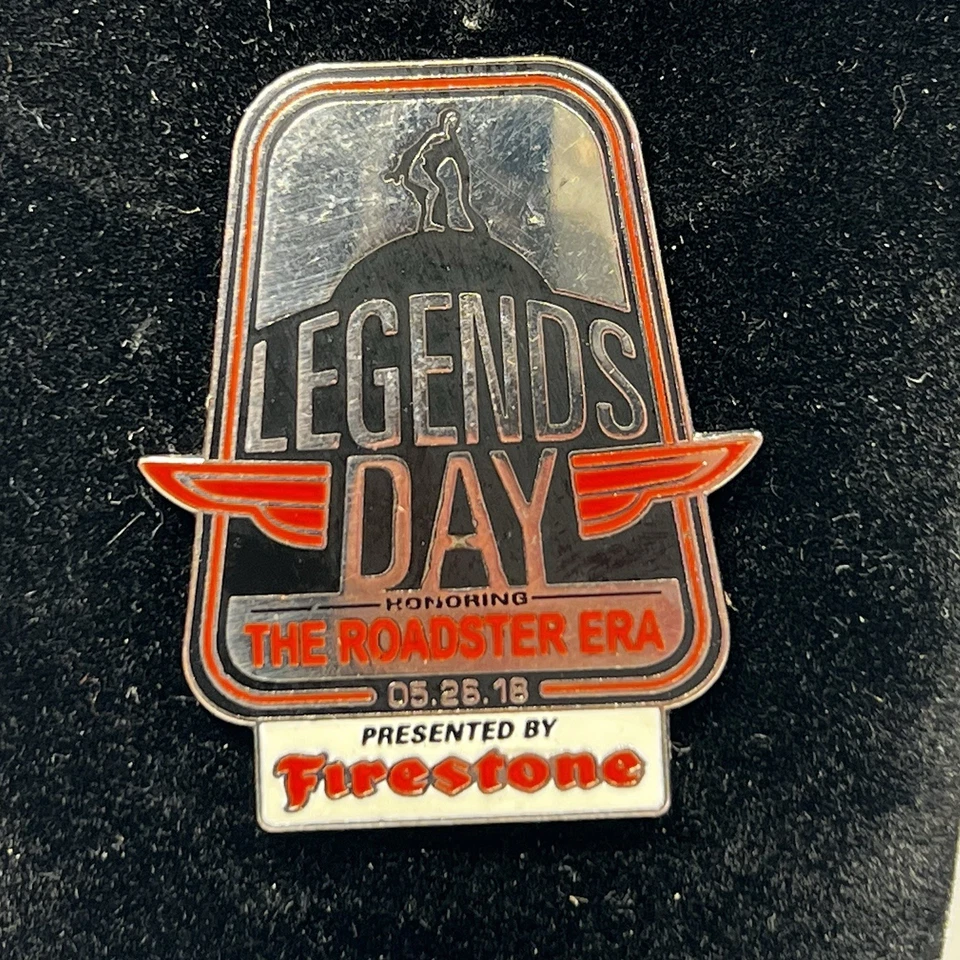 Indy 500 Legends Day The Roadster Era 5 26 2018 Firestone Pin Indianapolis 500 - Image 1 of 3