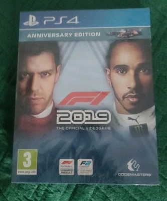 🔥VERY RARE MINT PS4 Game - F1 2019 ANNIVERSARY EDITION🔥New Sealed Racing CODES - Image 1 of 4