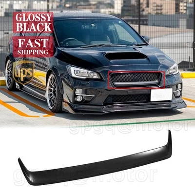 Para Subaru WRX STI 2015-2017 negro brillante parachoques delantero rejilla inserción adorno Foto 1 de 4