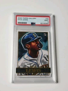 Topps Gallery 2020 Kyle Lewis Mariners Rookie RC MLB PSA 9 - Bild 1 von 2
