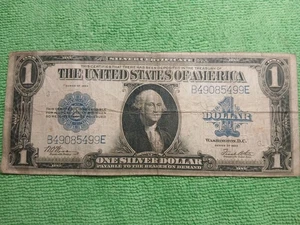 1923 $1 Dollar Silver Certificate Horse Blanket  Woods/White B49085499E - Picture 1 of 13