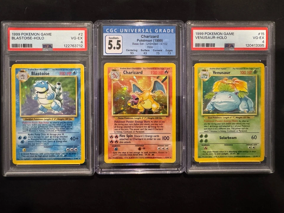 Base Set 102/102 1999 100% Complete Master Set [NM-MP] With Graded Trio - Image 1 of 4