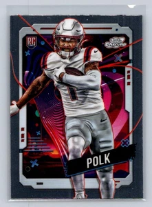 2024 Topps Cosmic Chrome #163 JaLynn Polk (RC) Base-New England Patriots - Imagen 1 de 2