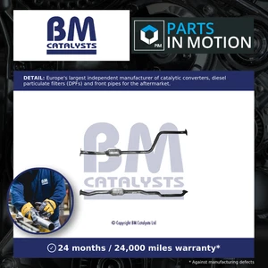 Catalytic Converter Type Approved + Fitting Kit fits MAZDA 323 Mk6 2.0D Rear BM - Picture 1 of 8