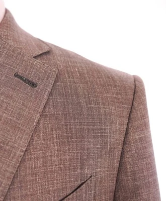 $2,695 ZEGNA - *Crossover* Pastel Pink Wool/Silk/Linen Blazer - 44R - Image 1 of 4