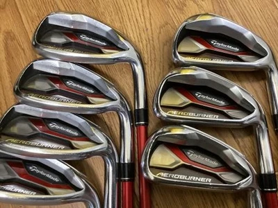 TaylorMade Aeroburner Iron Set 5-9,Pw,Sw 7pc Flex Regular TM7-415 Graphite - Image 1 of 4