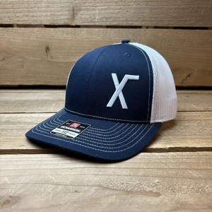 Wyoming X Brand Ranch Blue Strapback Yrucker Hat Cap - Picture 1 of 9