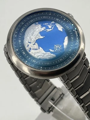 CIGA DESIGN Series U Blue Planet TITANIUM ALLOY 2 straps included - Immagine 1 di 4