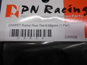 PN Racing Tyres Part No CRR08 Carpet Rear tyre 8 Degree Mini Z Atomic GL Racing - Picture 1 of 2