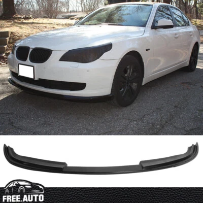 Fits 08-10 BMW E60 5 Series LCI H Style Front Bumper Lip Spoiler Bodykits - PU - Image 1 of 4