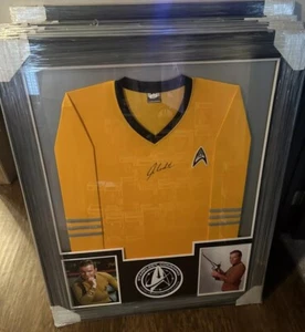 William Shatner Autographed Signed Jersey Star Trek Framed Jersey JSA 34”x42” - Picture 1 of 4