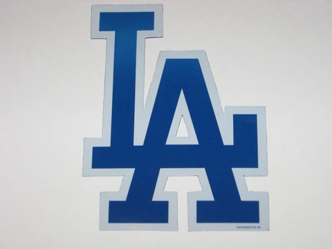 Los Angeles Dodgers 6" Team Logo Die-cut Magnet FREE SHIPPING!! Cover