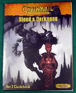 Chainmail Miniature Rules Blood & Darkness Set 2 Guidebook, Dungeons & Dragons - Picture 1 of 3
