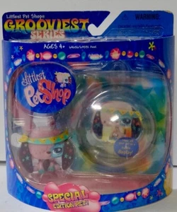 NEW 2007 LPS Littlest Pet Shop Grooviest Dog Special Edition Hippie Pet