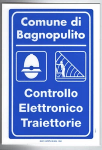 SIMPATICA SEGNALETICA  PER IL BAGNO -  N° 1 - CM. 17,5 X CM. 25 - IN PLASTICA - Foto 1 di 2