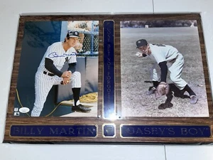 Billy Martin JSA Signed 8x10 Photo Autograph In Beautiful plaque Yankees - Picture 1 of 6