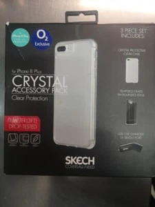 Skech Crystal Protective Cover Accessory Pack for iPhone 8 Plus/7 Plus/6s Plus - Picture 1 of 1